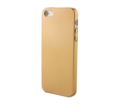 Чохол для iPhone 5 Soft Touch золотистий 1543479