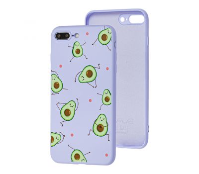 Чохол для iPhone 7 Plus / 8 Plus Wave Fancy avocado / light purple