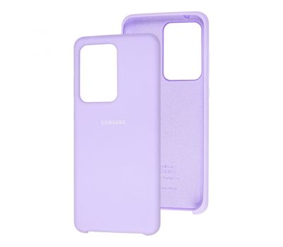 Чохол для Samsung Galaxy S20 Ultra (G988) Silky Soft Touch "світло-фіолетовий"
