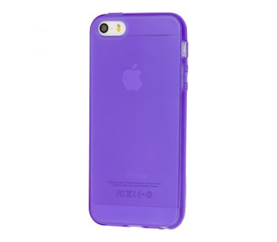 Чохол для iPhone 5 силіконовий фіолетовий