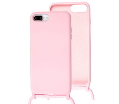 Чохол для iPhone 7 Plus / 8 Plus Lanyard with logo cotton candy