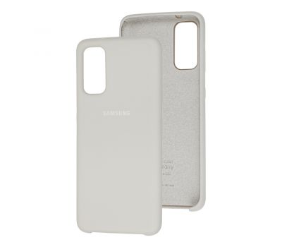 Чохол для Samsung Galaxy S20 (G980) Silky Soft Touch "сірий"