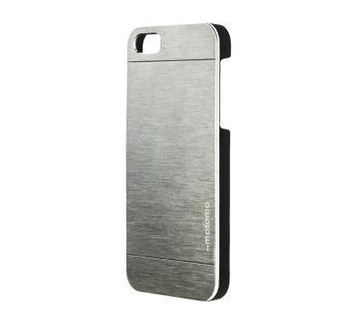Чохол Motomo для iPhone 5 протиударний сріблястий