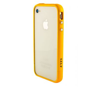 Бампер для iPhone 4 SZLF жовтий