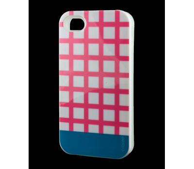 Накладка для iPhone 4 Araree Case рожевий/блакитний