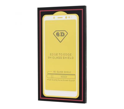 Захисне скло для Xiaomi Redmi Note 5 Pro Full Glue біле 1576419