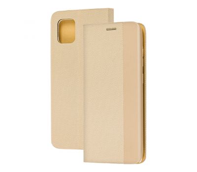 Чохол книжка Samsung Galaxy Note 10 Lite (N770) Premium HD золотистий