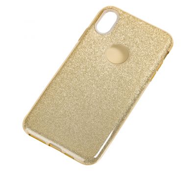 Чохол для iPhone Xs Max Shining Glitter золотистий 1578512