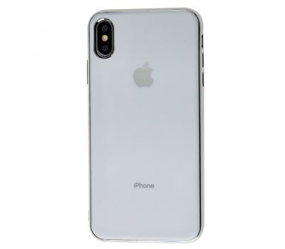 Чохол для iPhone Xs Max Silicone матовий білий