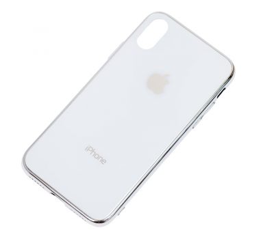 Чохол для iPhone Xs Max Original glass білий 1584229