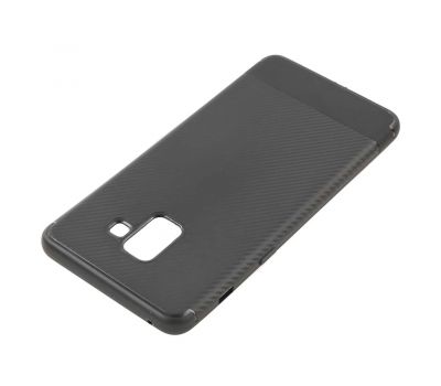 Чохол для Samsung Galaxy A8+ 2018 (A730) Carbon чорний 1591657