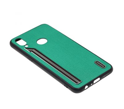 Чохол Samsung Galaxy A10s (A107) Shengo Textile зелений 1596607