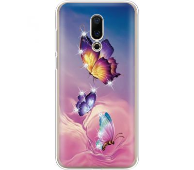 Силіконовий чохол BoxFace Meizu 16X Butterflies (935843-rs19)