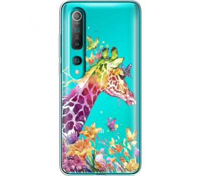 Силіконовий чохол BoxFace Xiaomi Mi 10 Colorful Giraffe (39445-cc14)