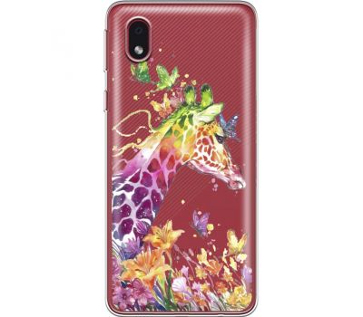 Силіконовий чохол BoxFace Samsung A013 Galaxy A01 Core Colorful Giraffe (40877-cc14)