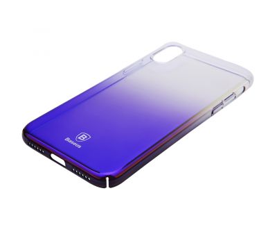 Чохол для iPhone X Baseus Glaze світло-фіолетовий 1606187