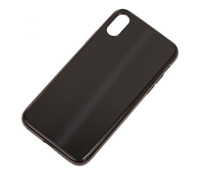 Чохол для iPhone X Baseus Glass Sparkling чорний 1606519