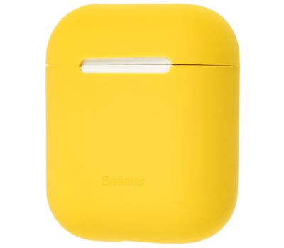 Чохол для Airpods Baseus silicone thin жовтий 1611928