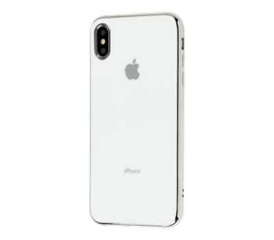 Чохол для iPhone Xs Max Silicone білий