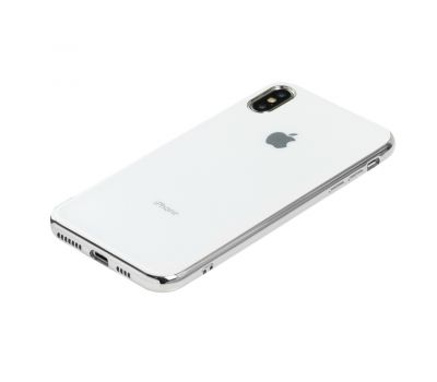 Чохол для iPhone Xs Max Silicone білий 1619533