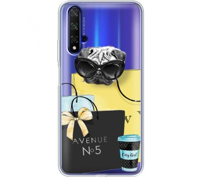 Силіконовий чохол BoxFace Huawei Honor 20 Fashion Pug (37633-cc55)