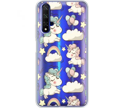 Силіконовий чохол BoxFace Huawei Honor 20 Unicorns (37633-cc2)