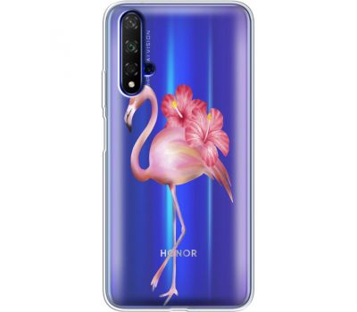Силіконовий чохол BoxFace Huawei Honor 20 Floral Flamingo (37633-cc12)