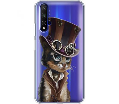 Силіконовий чохол BoxFace Huawei Honor 20 Steampunk Cat (37633-cc39)