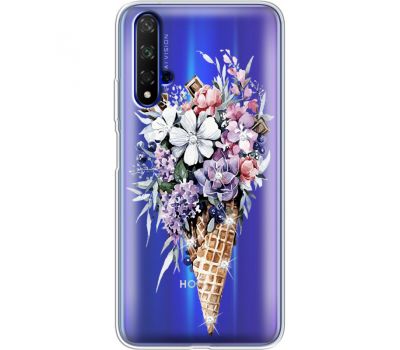Силіконовий чохол BoxFace Huawei Honor 20 Ice Cream Flowers (937633-rs17)
