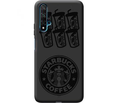 Силіконовий чохол BoxFace Huawei Honor 20 Black Coffee (40081-bk41)