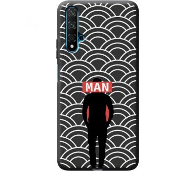 Силіконовий чохол BoxFace Huawei Honor 20 Man Pattern (40081-bk52)