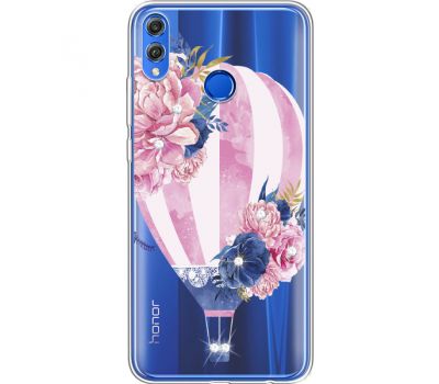 Силіконовий чохол BoxFace Huawei Honor 8x Pink Air Baloon (935499-rs6)