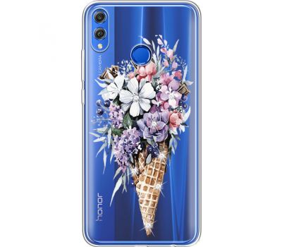 Силіконовий чохол BoxFace Huawei Honor 8x Ice Cream Flowers (935499-rs17)