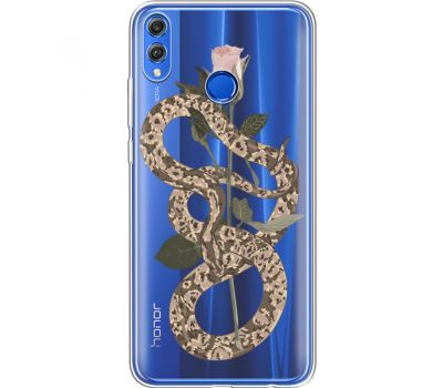 Силіконовий чохол BoxFace Huawei Honor 8x Glamor Snake (35499-cc67)