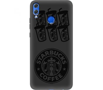 Силіконовий чохол BoxFace Huawei Honor 8x Black Coffee (35500-bk41)