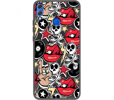 Силіконовий чохол BoxFace Huawei Honor 8x Rock Graffiti (35500-bk57)