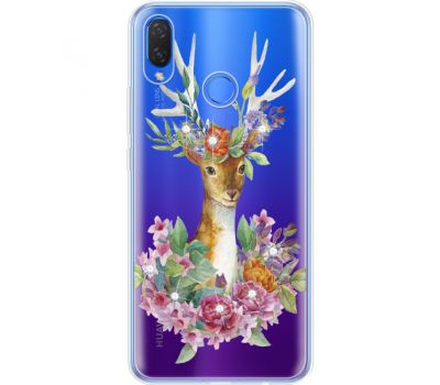 Силіконовий чохол BoxFace Huawei P Smart Plus Deer with flowers (934975-rs5)