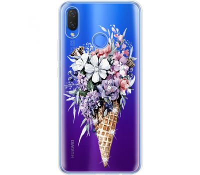 Силіконовий чохол BoxFace Huawei P Smart Plus Ice Cream Flowers (934975-rs17)