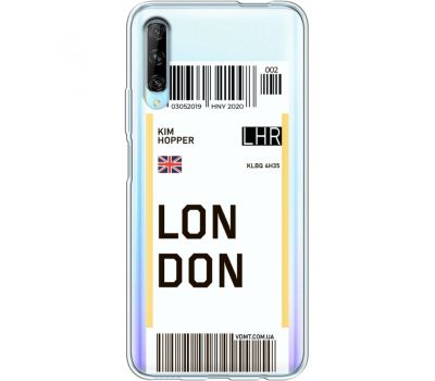 Силіконовий чохол BoxFace Huawei P Smart Pro Ticket London (38613-cc83)