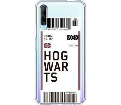 Силіконовий чохол BoxFace Huawei P Smart Pro Ticket Hogwarts (38613-cc91)