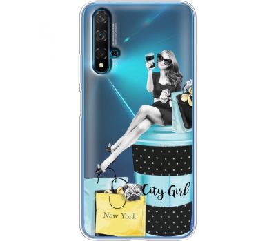 Силіконовий чохол BoxFace Huawei Nova 5T City Girl (38618-cc56)