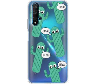 Силіконовий чохол BoxFace Huawei Nova 5T с 3D-глазками HIYA (38618-cc72)