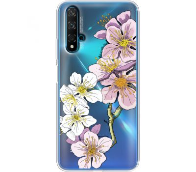 Силіконовий чохол BoxFace Huawei Nova 5T Cherry Blossom (38618-cc4)