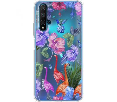 Силіконовий чохол BoxFace Huawei Nova 5T Flamingo (38618-cc40)