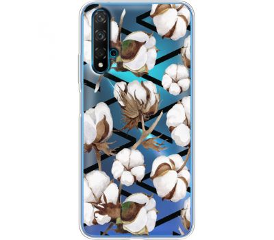 Силіконовий чохол BoxFace Huawei Nova 5T Cotton flowers (38618-cc50)