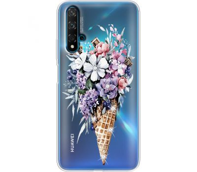 Силіконовий чохол BoxFace Huawei Nova 5T Ice Cream Flowers (938618-rs17)