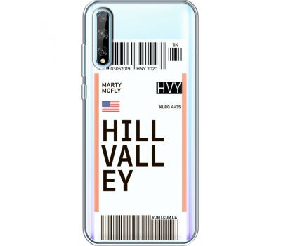 Силіконовий чохол BoxFace Huawei P Smart S Ticket Hill Valley (40354-cc94)