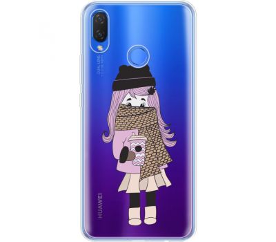 Силіконовий чохол BoxFace Huawei P Smart Plus Winter Morning Girl (34975-cc61)