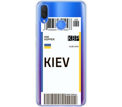 Силіконовий чохол BoxFace Huawei P Smart Plus Ticket Kiev (34975-cc88)