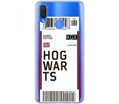 Силіконовий чохол BoxFace Huawei P Smart Plus Ticket Hogwarts (34975-cc91)